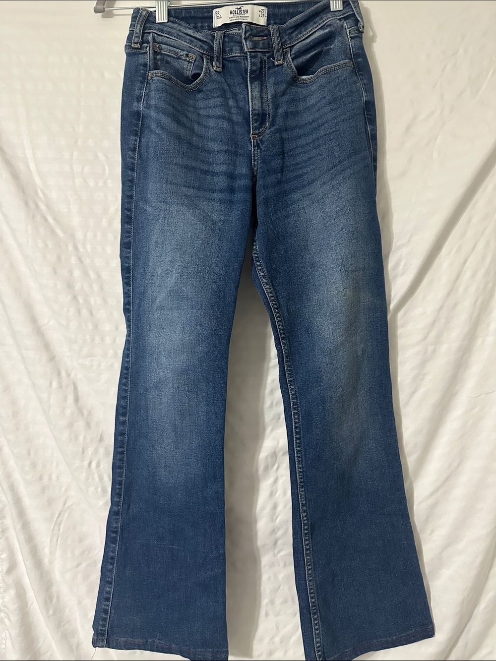 Hollister Medium Blue Bootcut Jeans